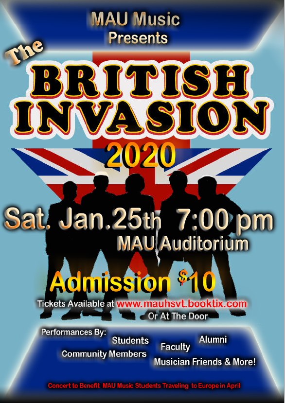 British Invasion Poster